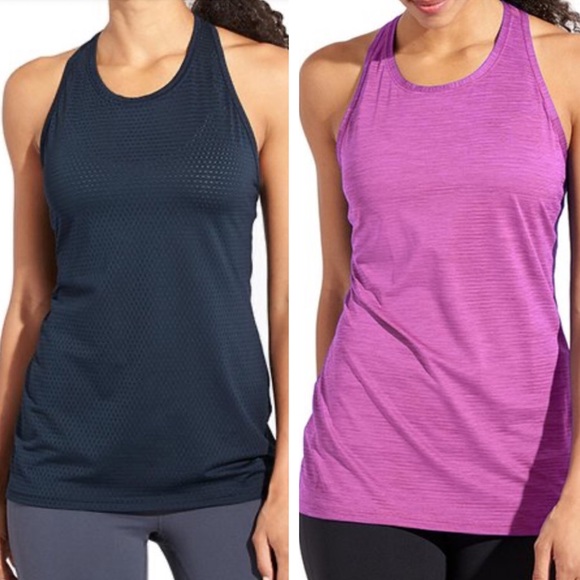 Athleta Tops - (BUNDLE of 2) Athleta Chi High Neck Tanks